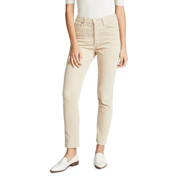 Citizens of Humanity High Rise Corduroy Jeans - Picture 1 of 6